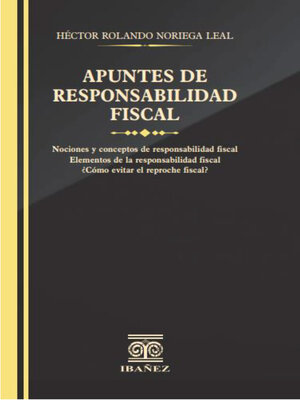 cover image of Apuntes de responsabilidad fiscal